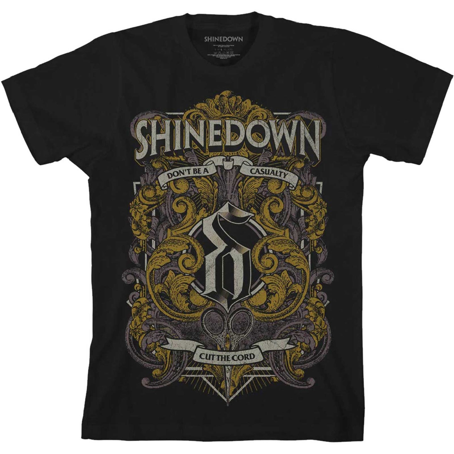 Shinedown Ornamental Scissors Unisex T-Shirt