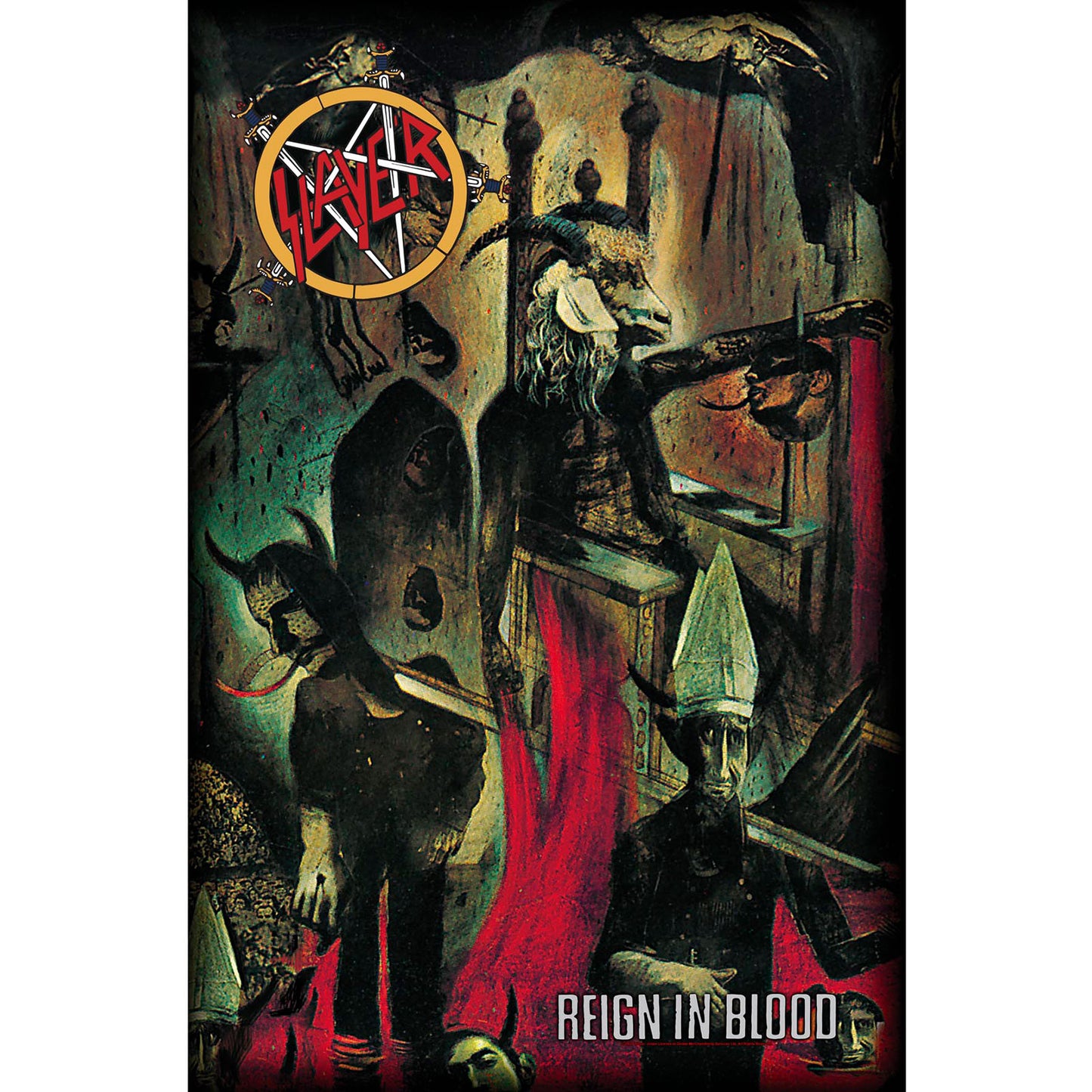 SLAYER TEXTILE POSTER: REIGN IN BLOOD