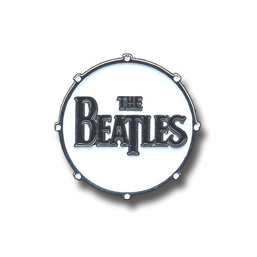 The Beatles Drum Drop T Logo Pin Badge