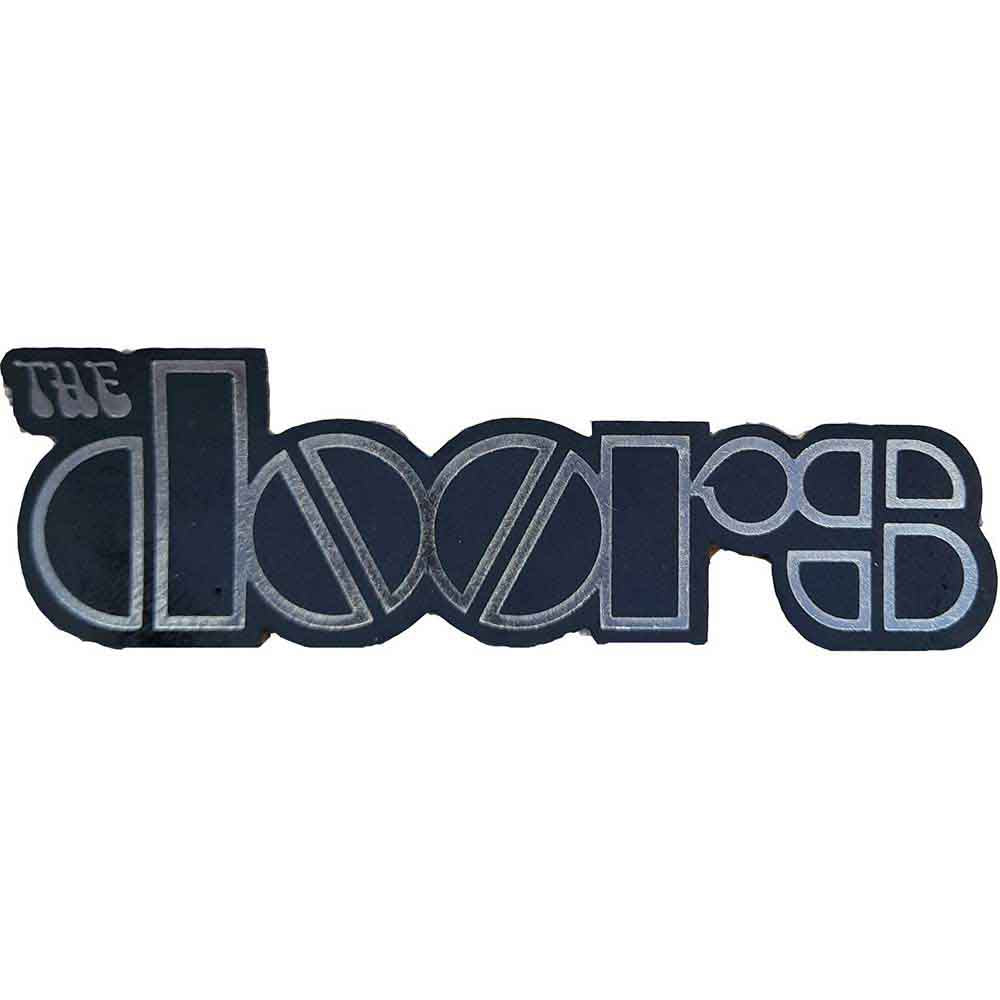 The Doors Printed Patch: Chrome Logo