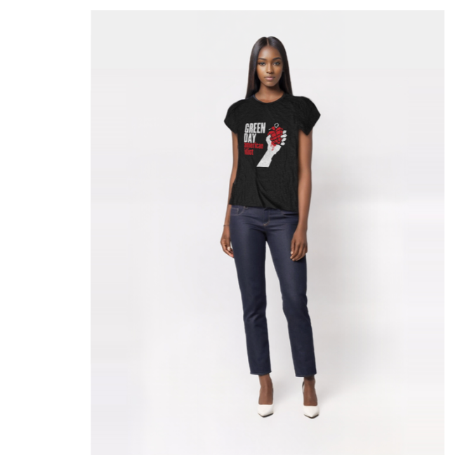Green Day American Idiot Ladies T-Shirt