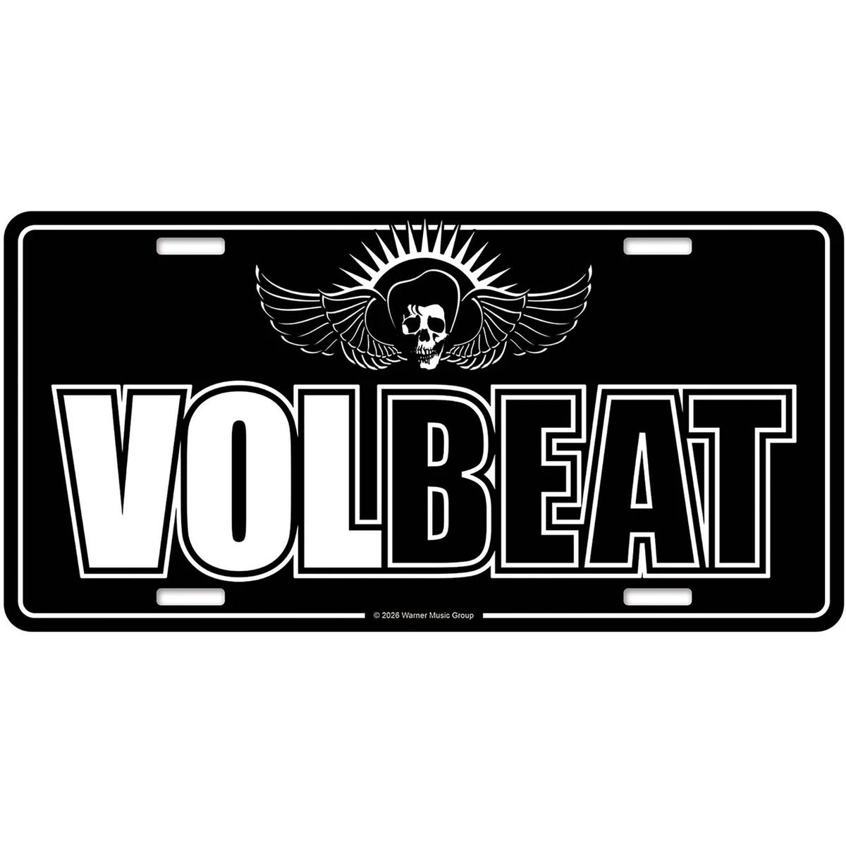 Volbeat Logo Number Plate