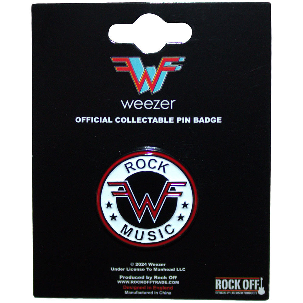 Weezer Emblem Pin Badge