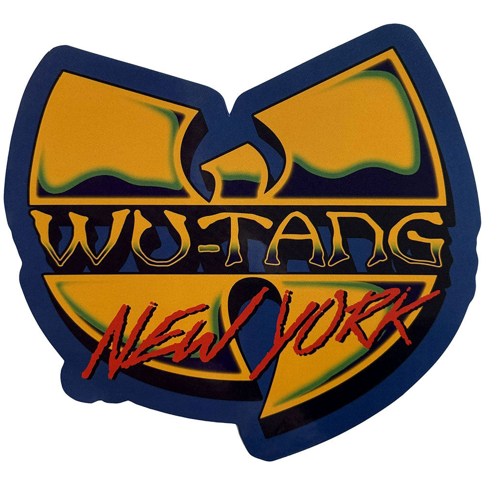 Wu-Tang Clan New York Logo Blue Sticker