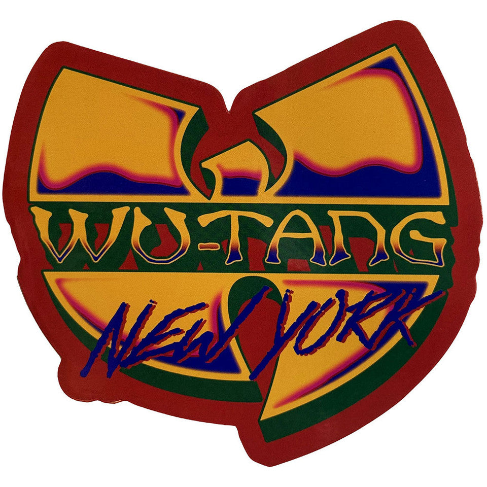 Wu-Tang Clan New York Logo Red Sticker