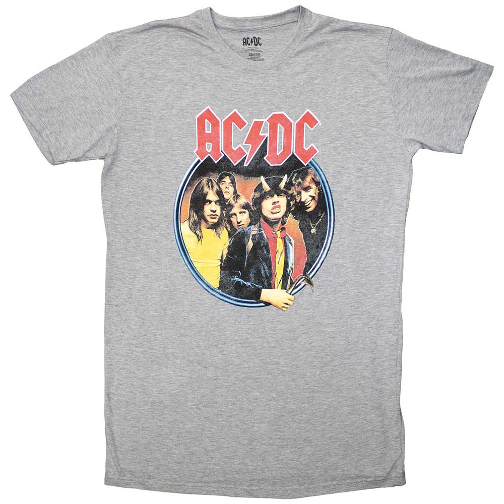 ACDC Highway to Hell Circle Ladies T-Shirt Dress