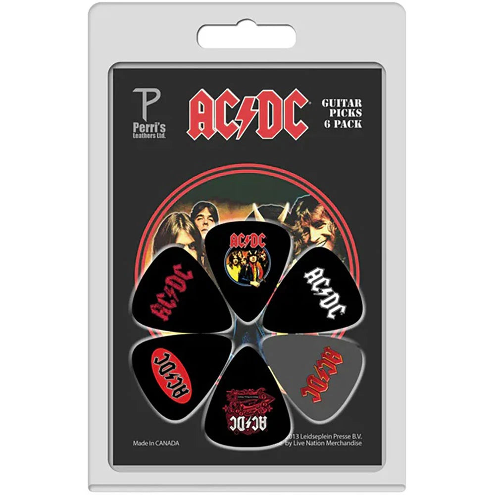 AC/DC Logos Plectrum Pack