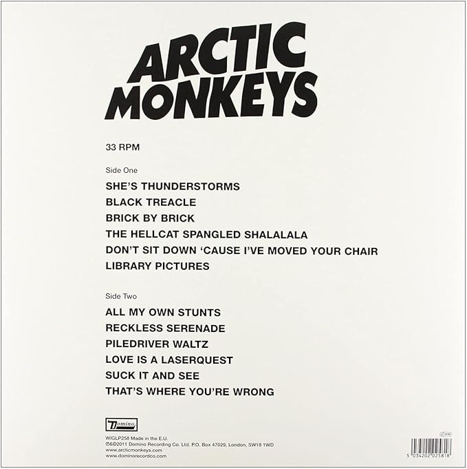 Arctic Monkeys Suck It And See