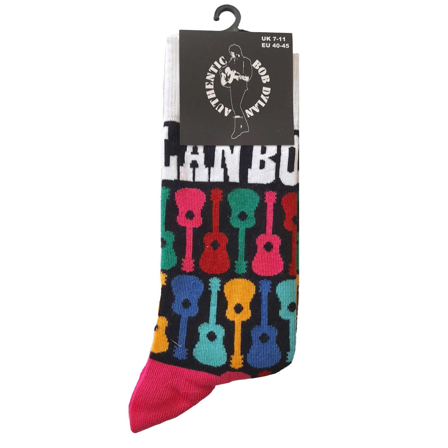 Bob Dylan Guitar Pattern Unisex Ankle Socks