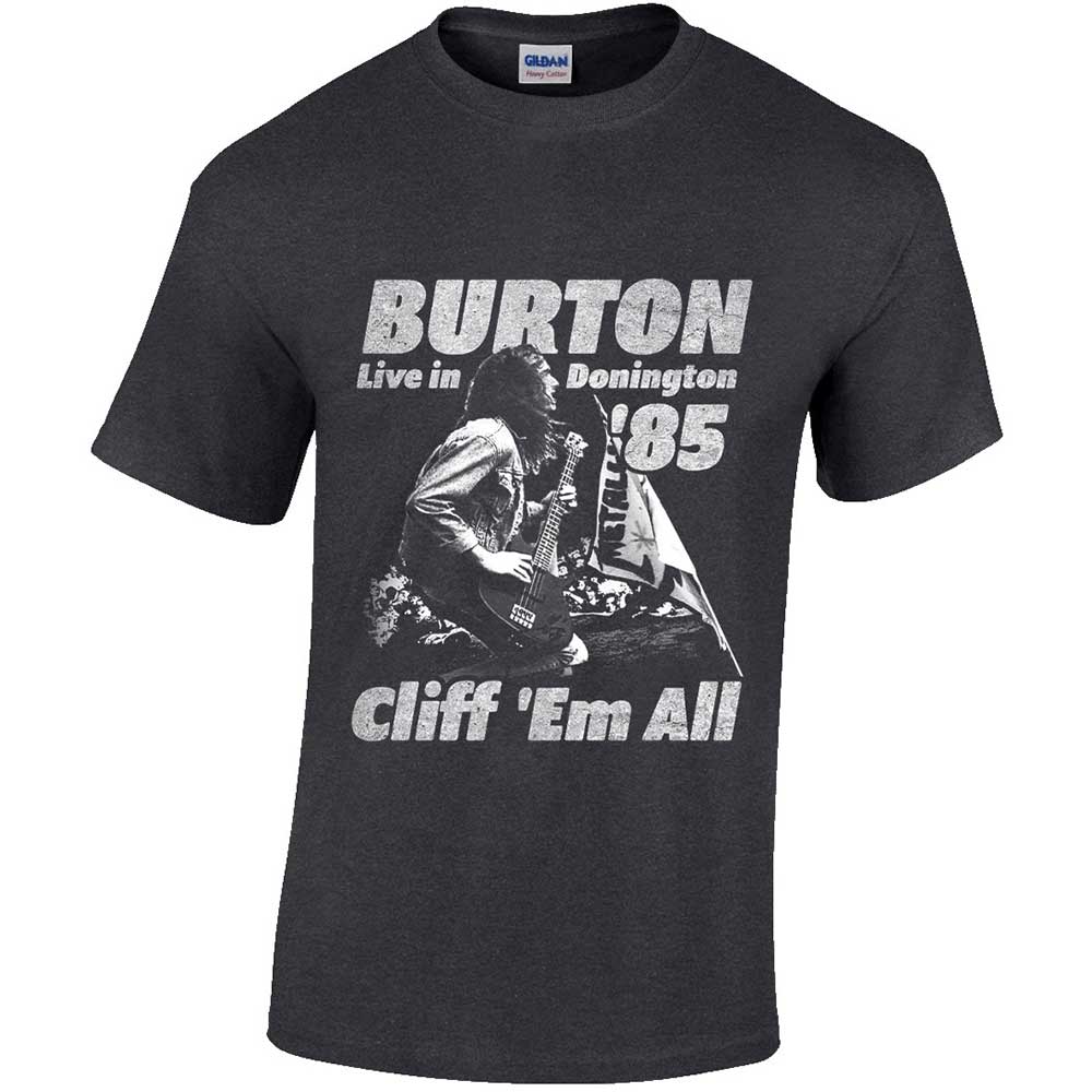 Cliff Burton Flag Retro Unisex T-Shirt