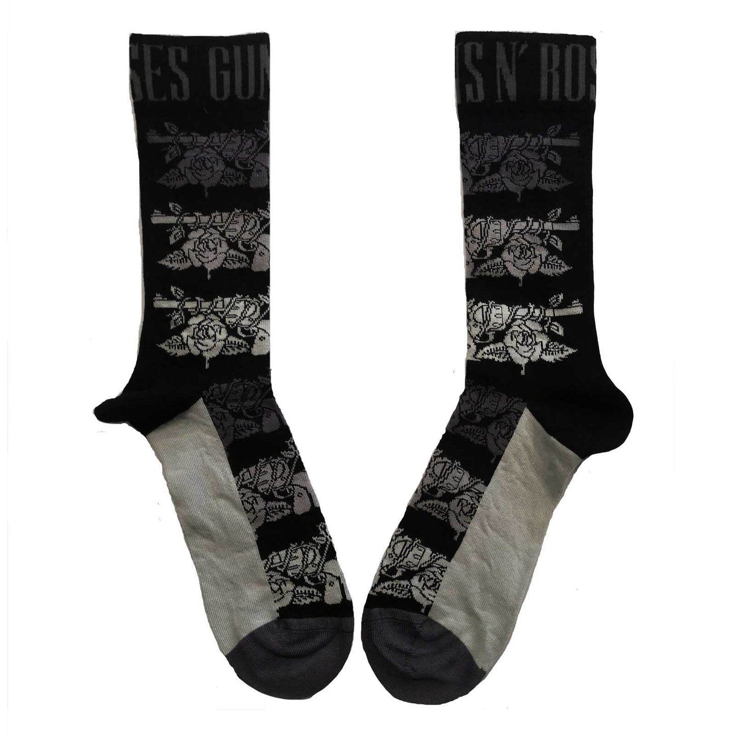 Guns N Roses Monochrome Pistols Ankle Socks