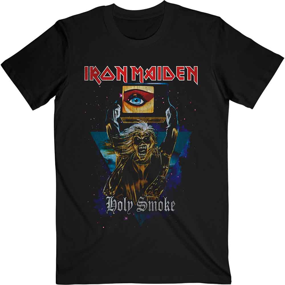 Iron Maiden Holy Smoke Space Triangle Unisex T-Shirt