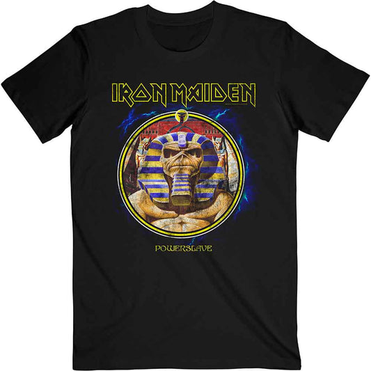 Iron Maiden Powerslave Mummy Circle Unisex T-Shirt