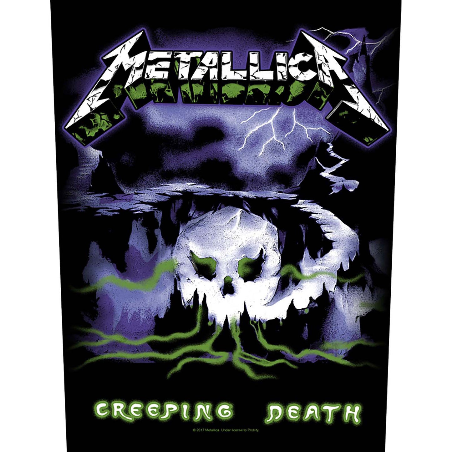 METALLICA BACK PATCH: CREEPING DEATH