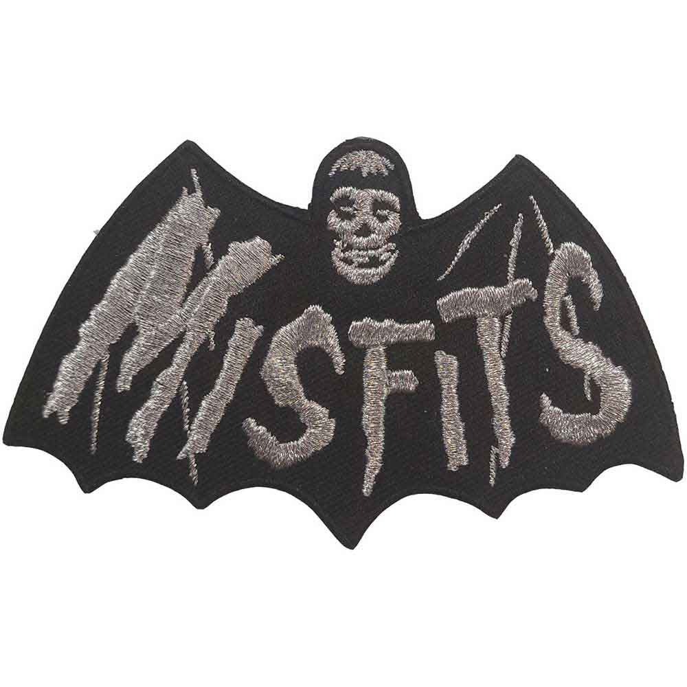 Misfits Woven Patch: Bat Logo