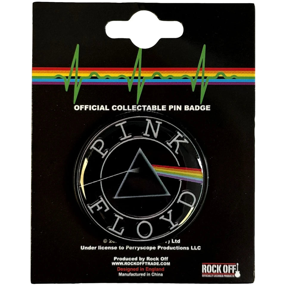 Pink Floyd Circle Logo Pin Badge