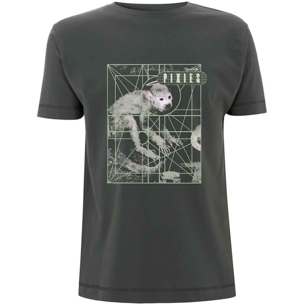Pixies Monkey Grid Unisex T-Shirt