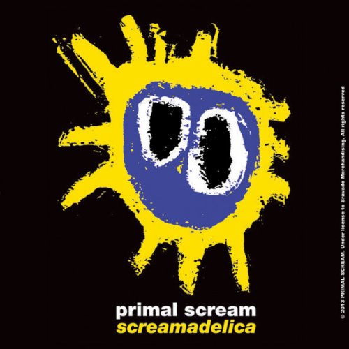 PRIMAL SCREAM SINGLE CORK COASTER: SCREAMADELICA