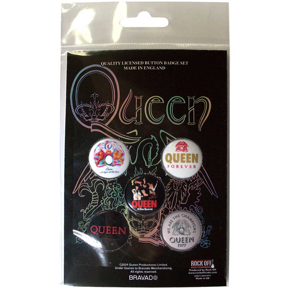 Queen Button Badge Pack: Killer Queen