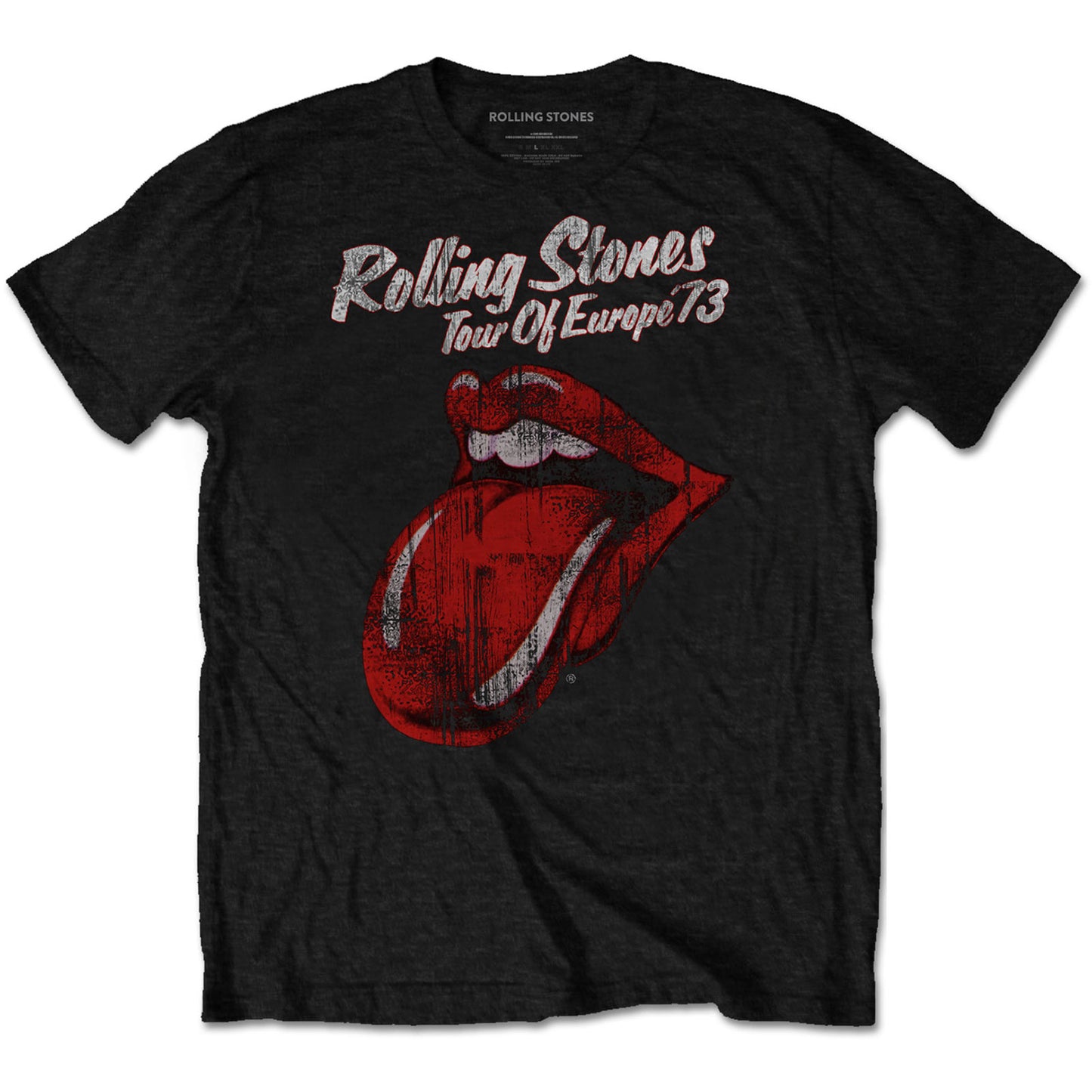 THE ROLLING STONES UNISEX T-SHIRT: 73 TOUR