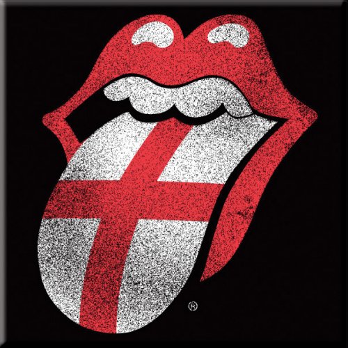 THE ROLLING STONES FRIDGE MAGNET: TONGUE ENGLAND