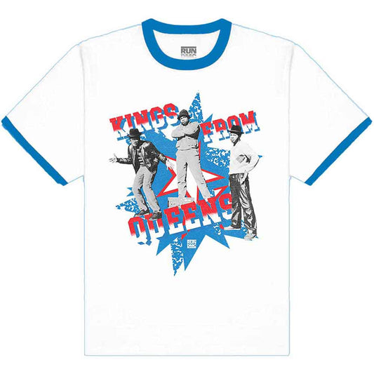 Run Dmc Kings From Queens Unisex Ringer T-Shirt