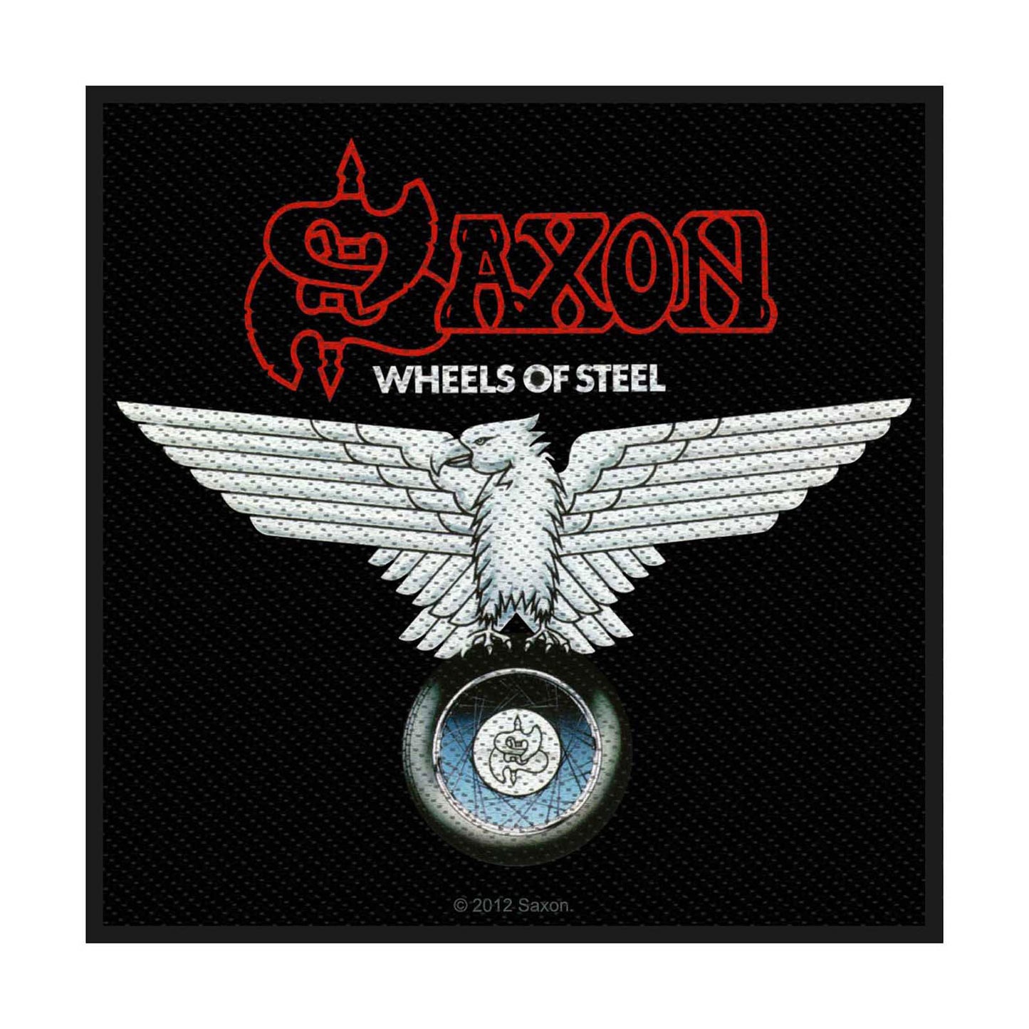 SAXON STANDARD PATCH: WHEELS OF STEEL
