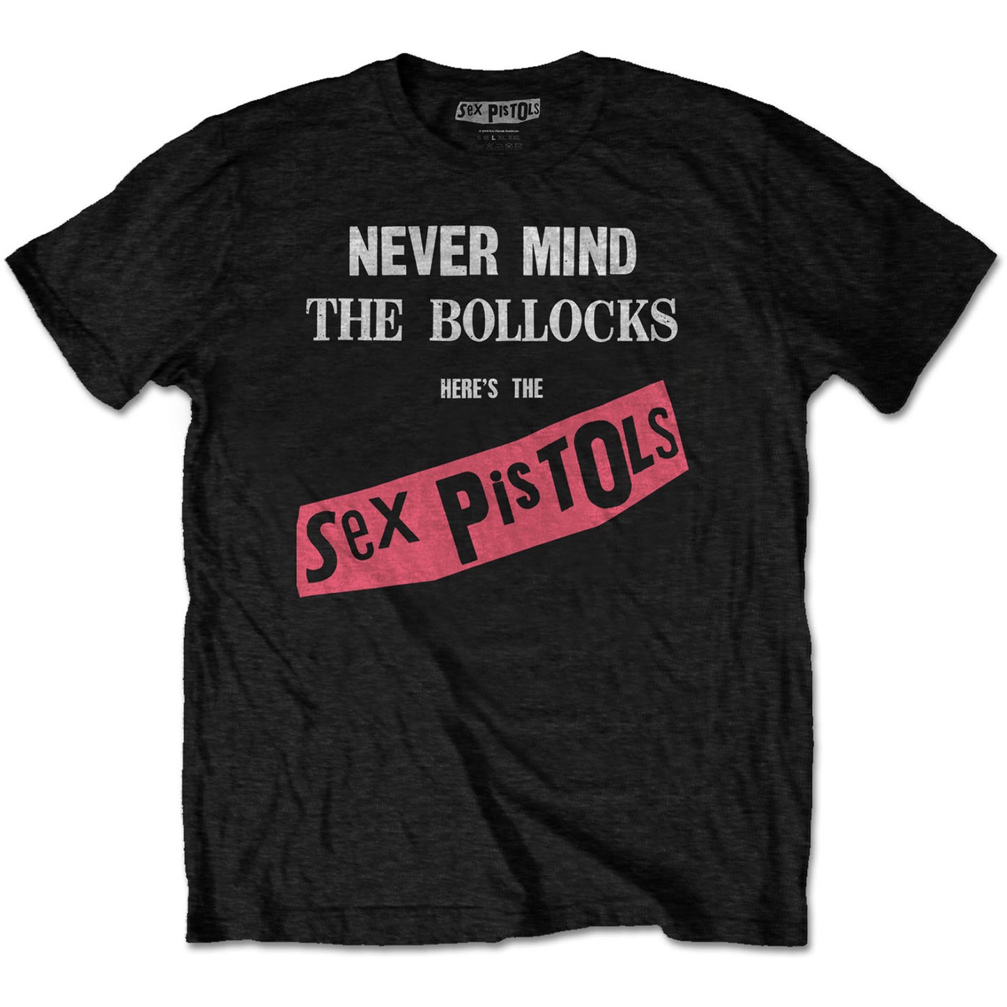 THE SEX PISTOLS UNISEX T-SHIRT: NEVER MIND THE BOLLOCKS