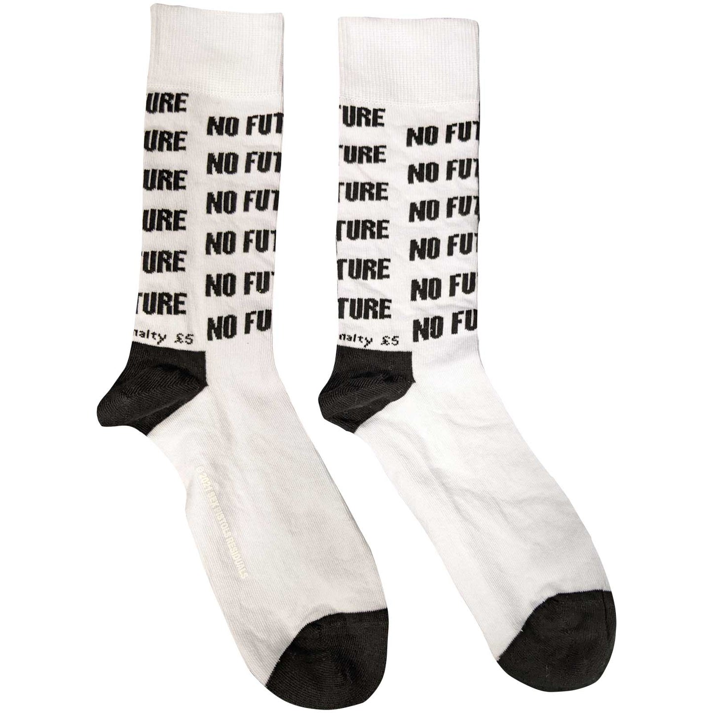 THE SEX PISTOLS UNISEX ANKLE SOCKS: NO FUTURE (UK SIZE 7 - 11)