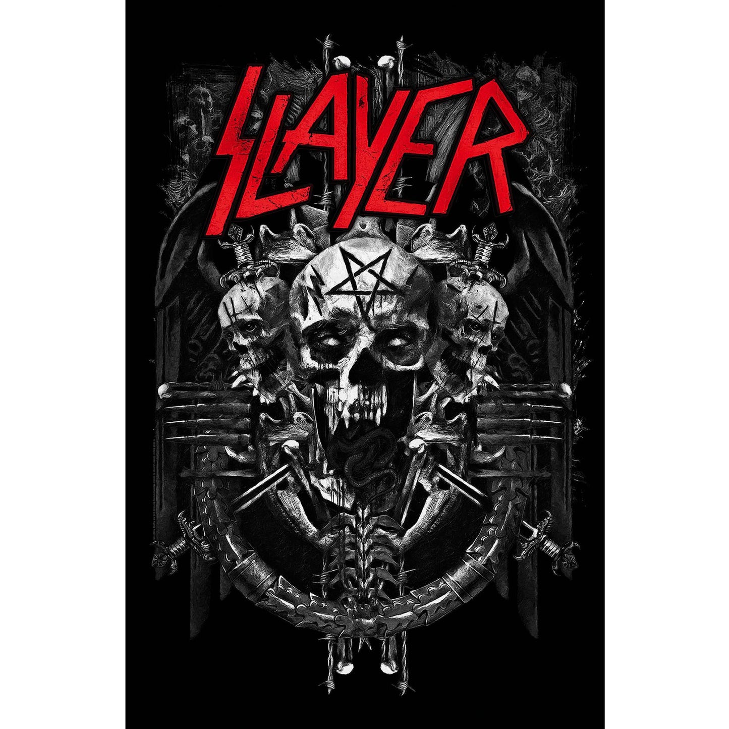 SLAYER TEXTILE POSTER: DEMONIC