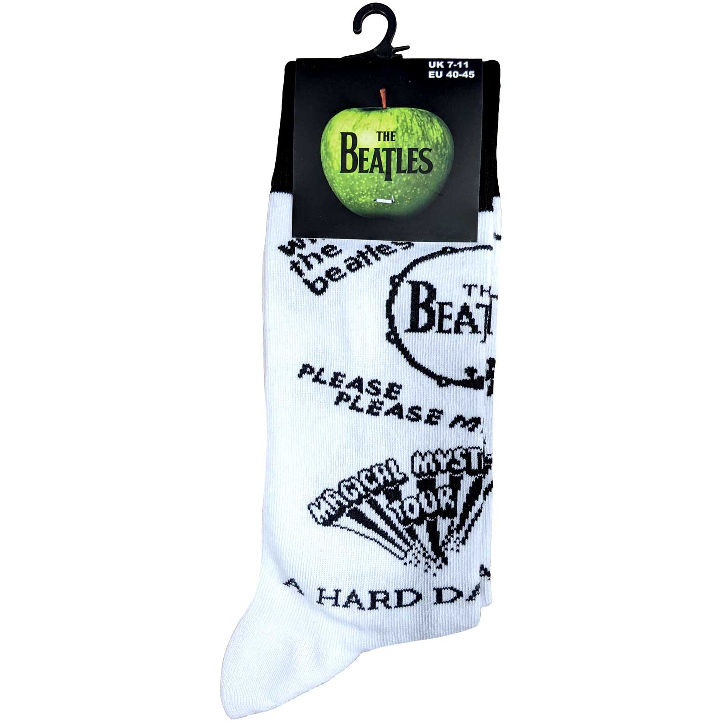 The Beatles Albums Monochrome Unisex Ankle Socks