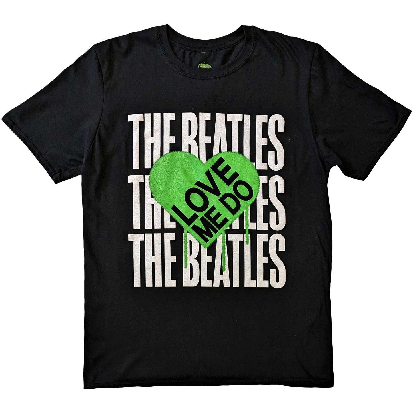 The Beatles Love Me Do Graffiti Heart Unisex T-Shirt