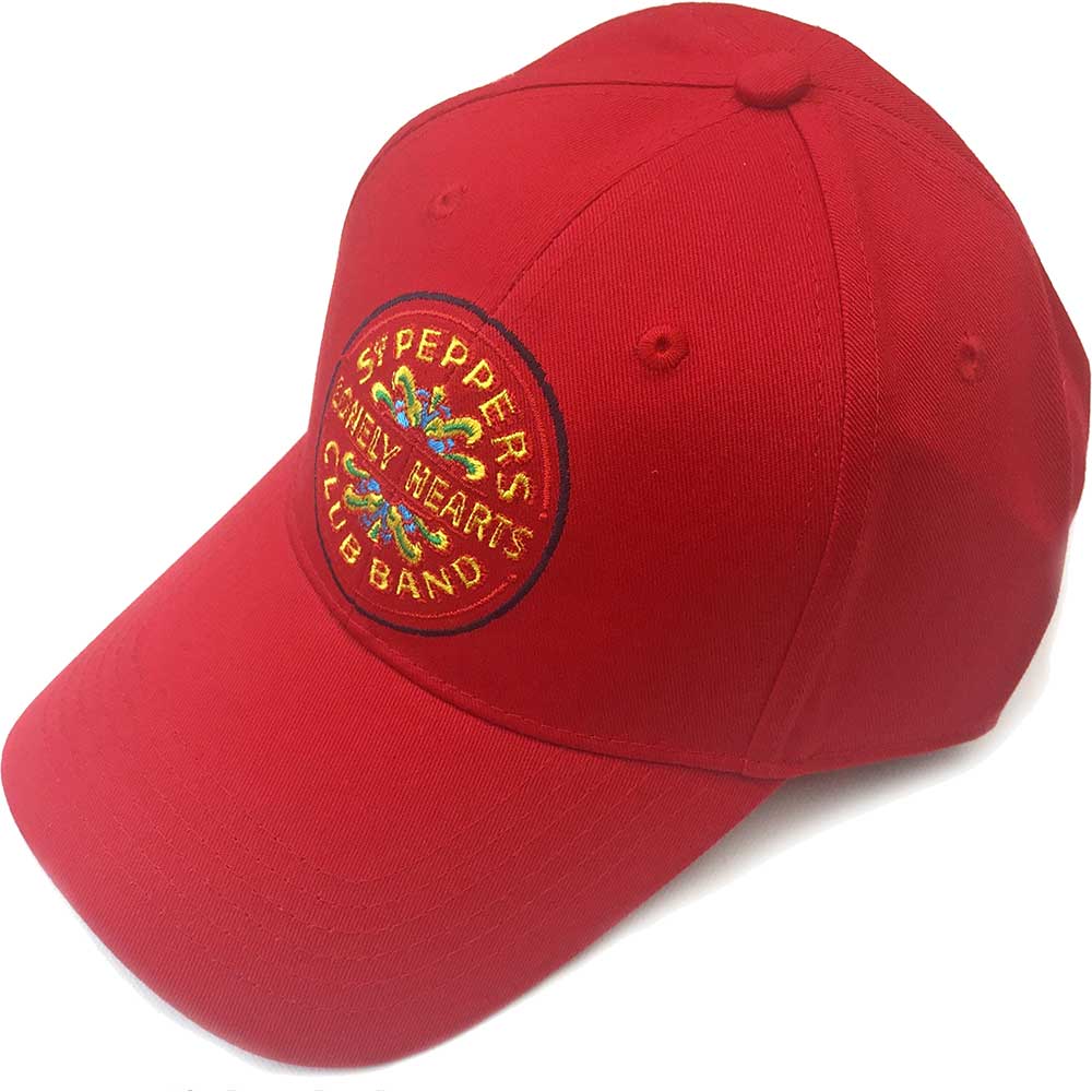THE BEATLES UNISEX BASEBALL CAP: SGT PEPPER DRUM