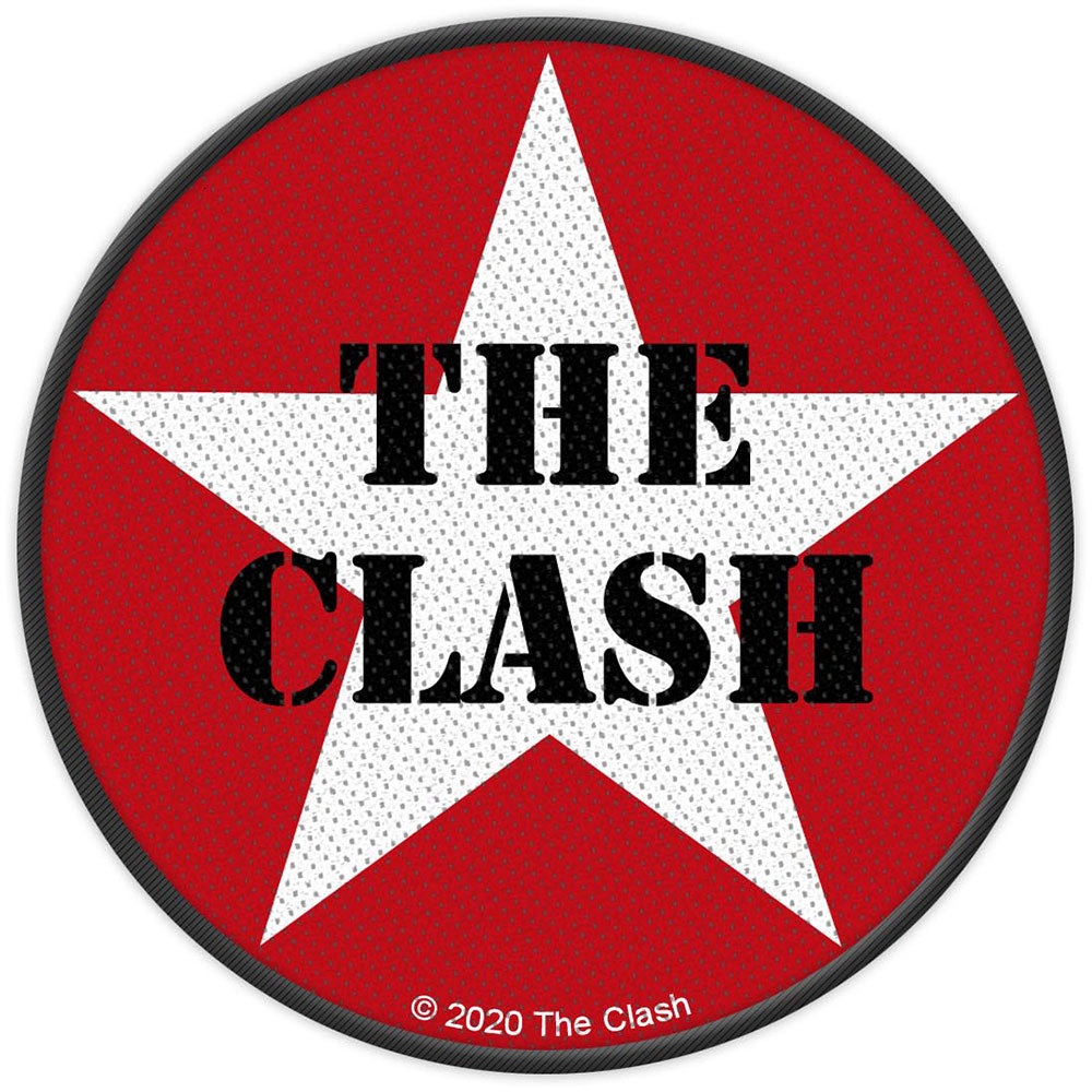 THE CLASH STANDARD PATCH: MILITARY LOGO