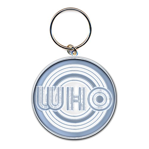 THE WHO KEYCHAIN: CIRCLES LOGO (ENAMEL IN-FILL)