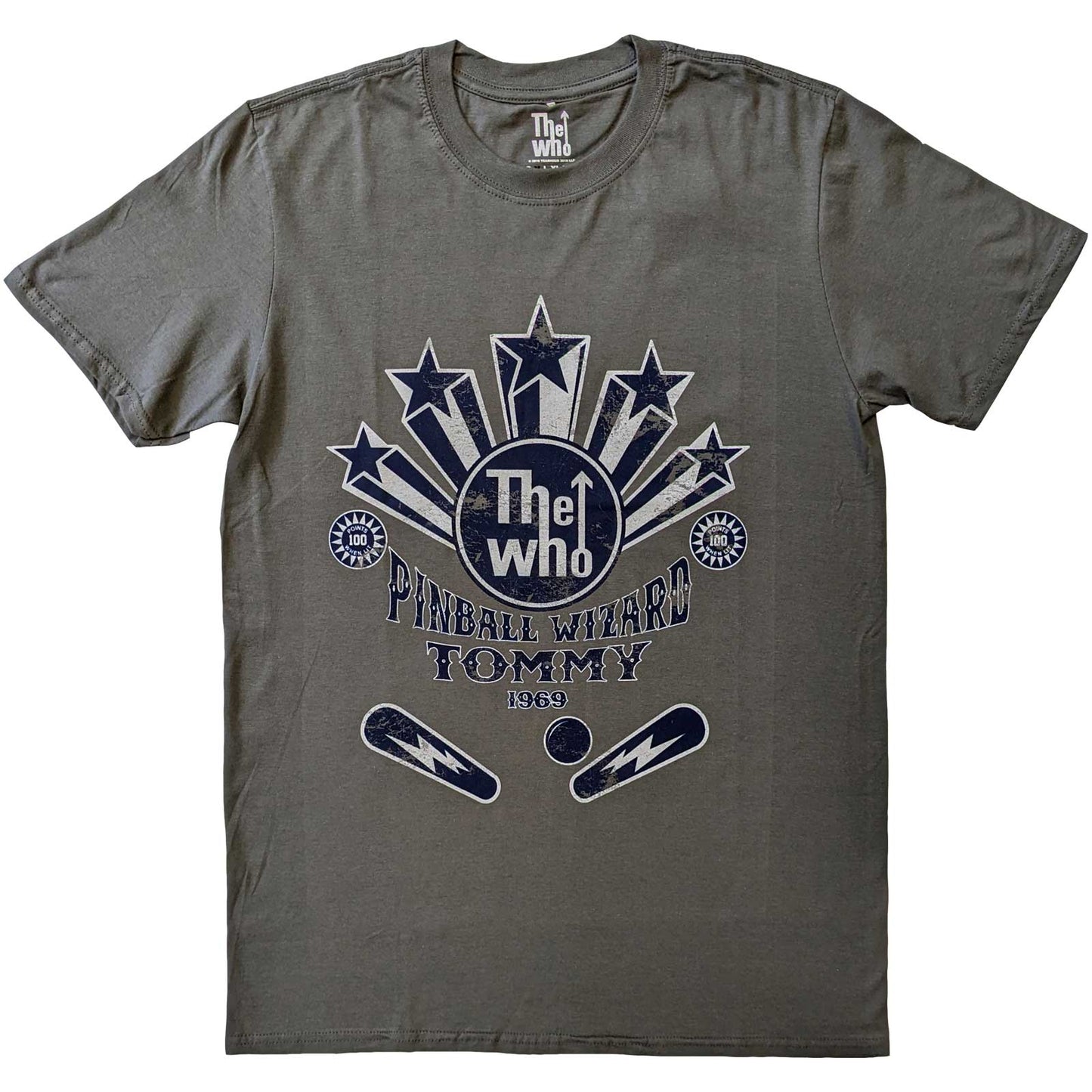 THE WHO UNISEX T-SHIRT: PINBALL WIZARD FLIPPERS