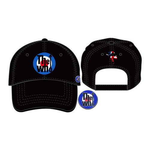 THE WHO UNISEX BASEBALL CAP: TARGET & LEAP