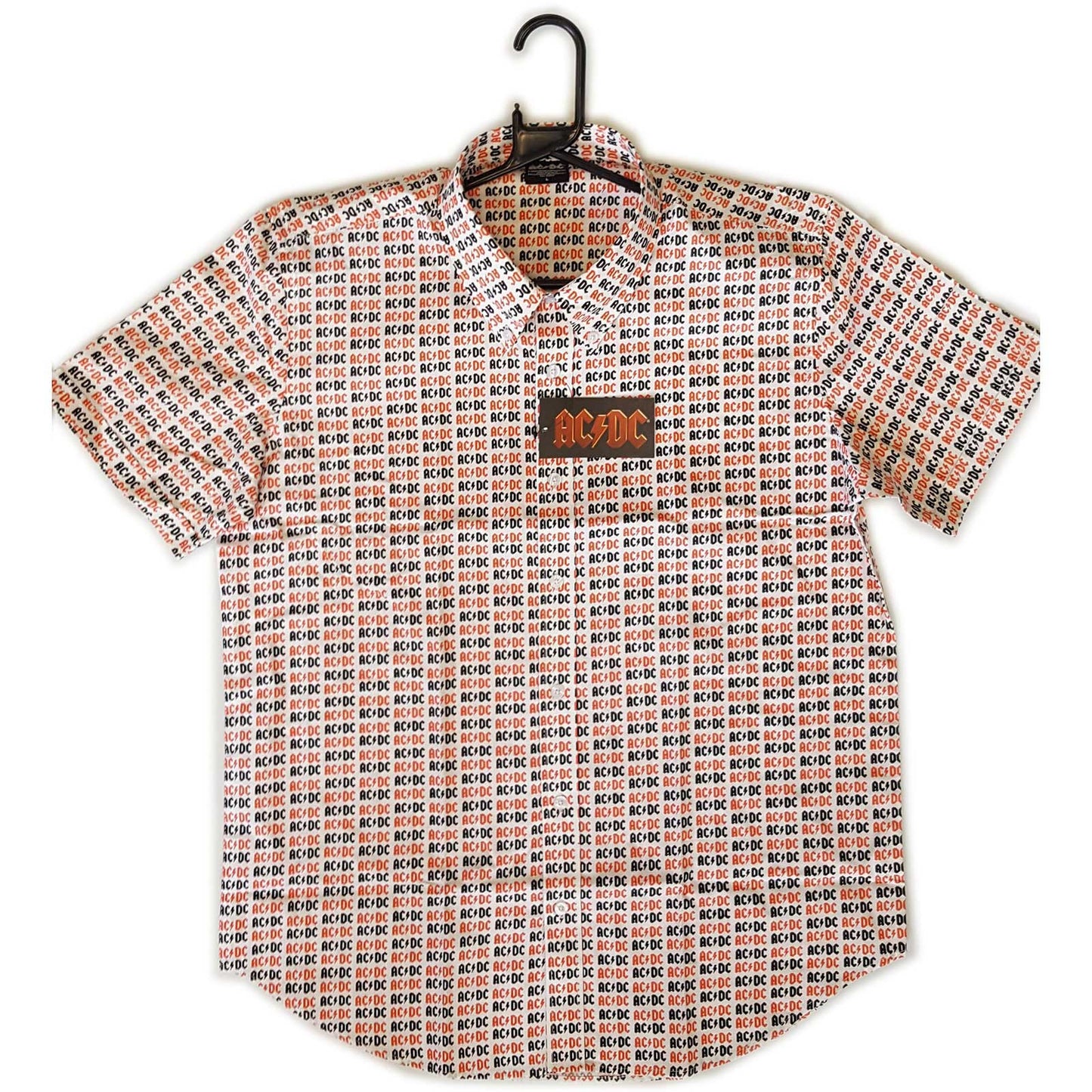 AC/DC UNISEX CASUAL SHIRT: LOGO