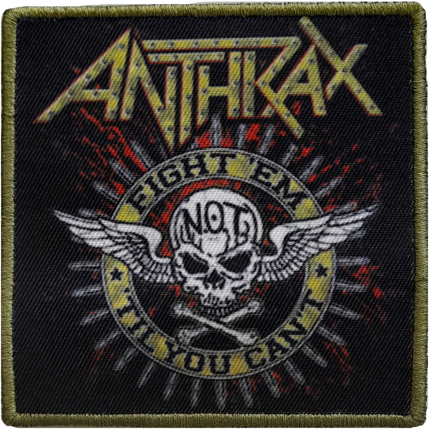 ANTHRAX STANDARD PATCH: FIGHT 'EM