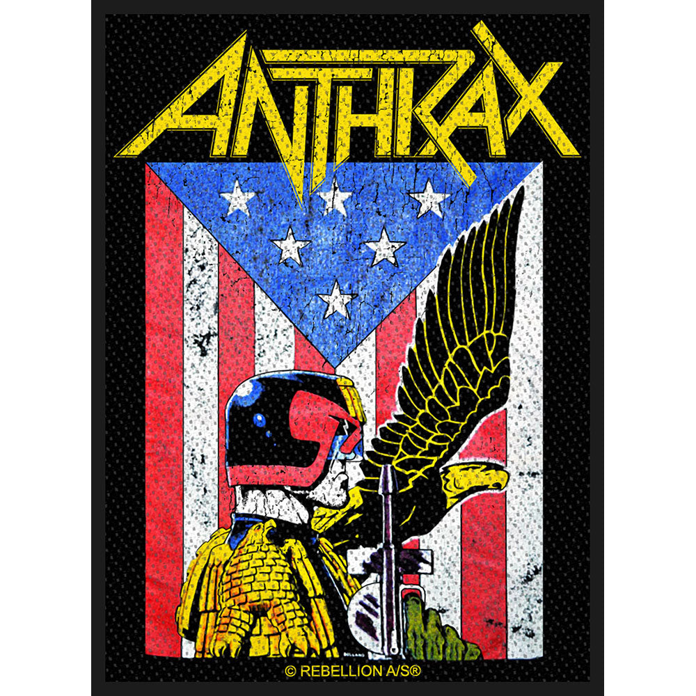 ANTHRAX STANDARD PATCH: JUDGE DREDD