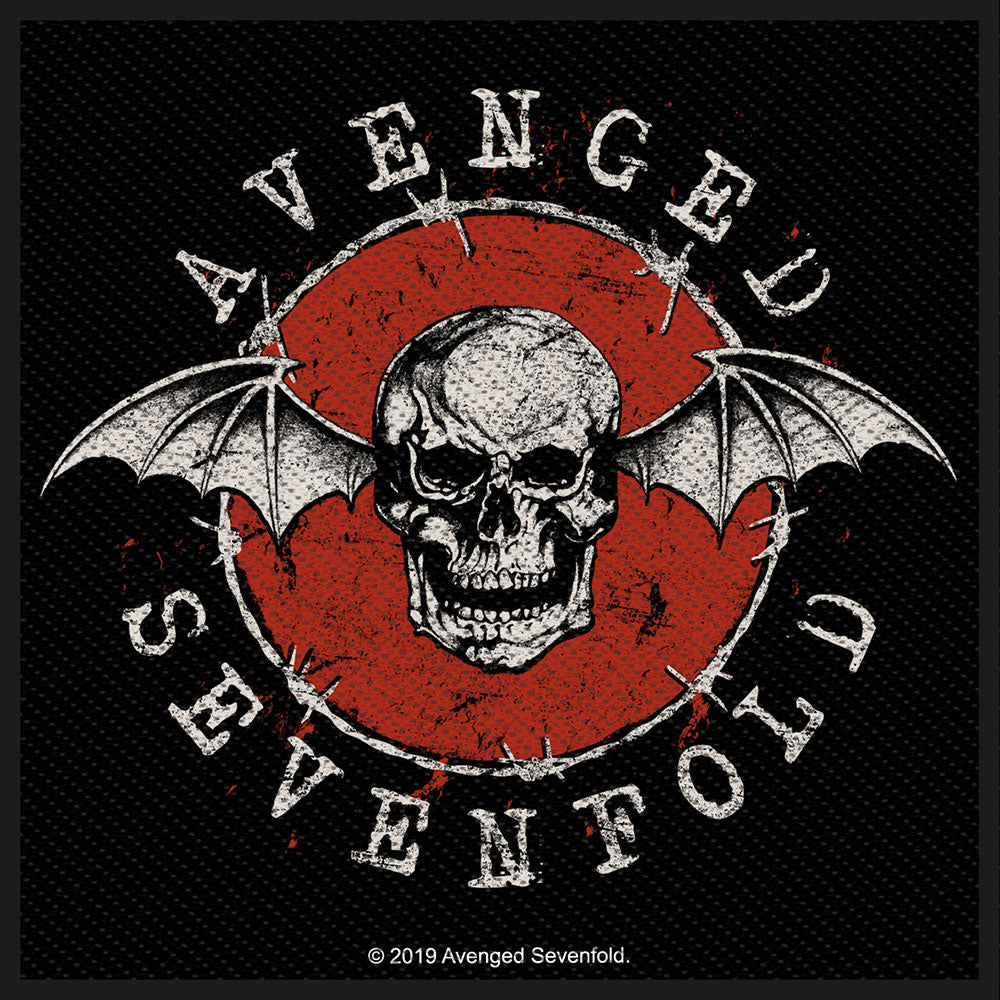 AVENGED SEVENFOLD STANDARD PATCH: DISTRESSED SKULL