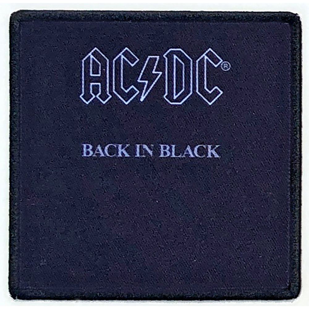 ACDC STANDARD PATCH: BACK IN BLACK