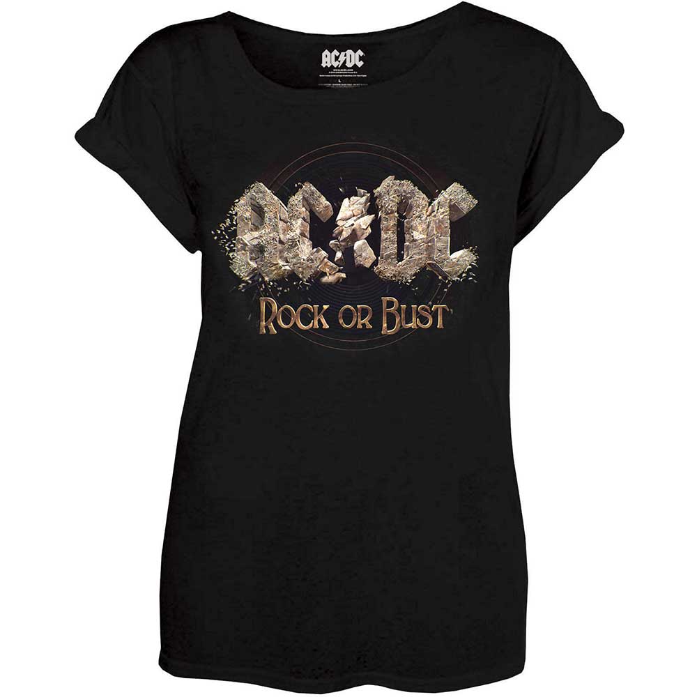 AC/DC LADIES T-SHIRT: ROCK OR BUST