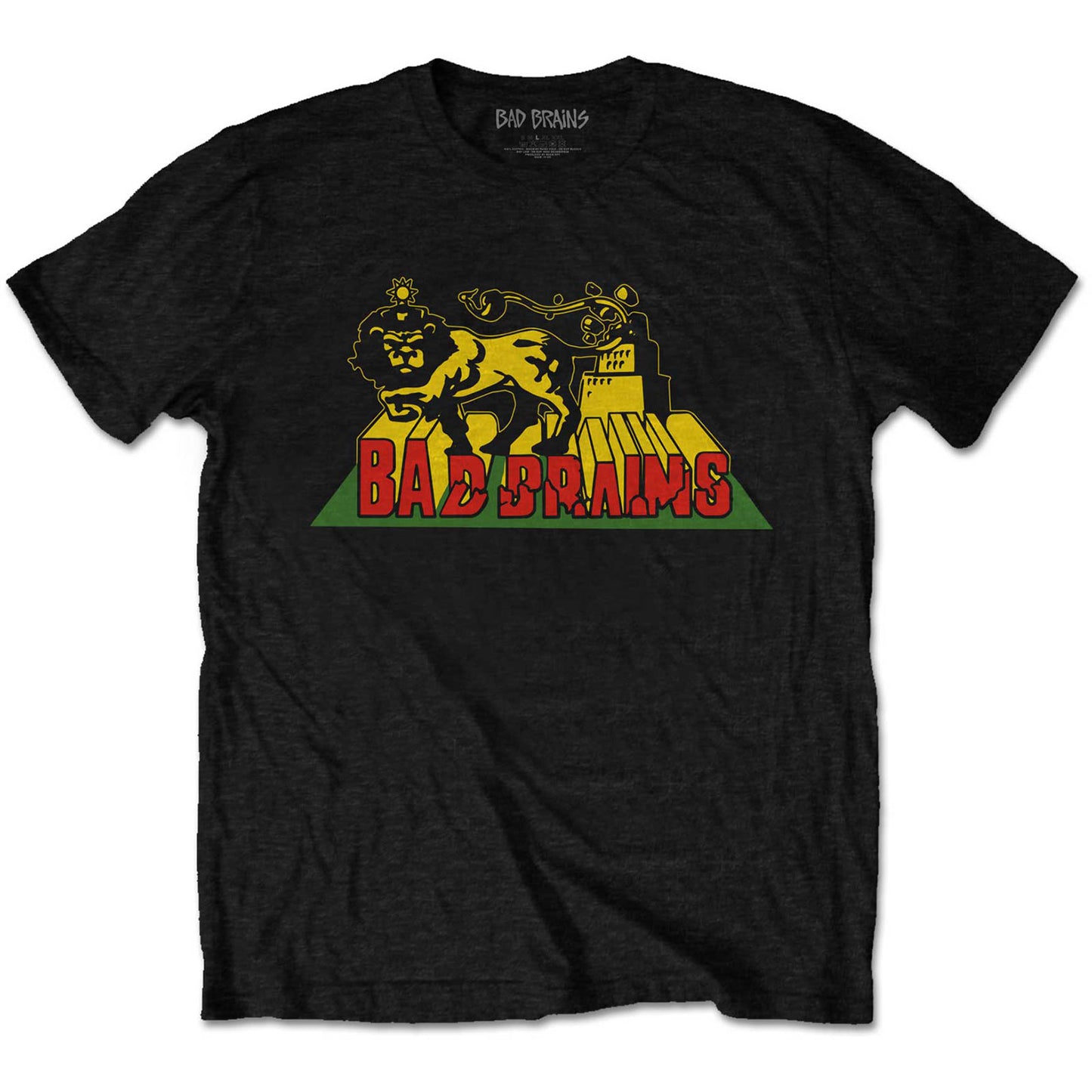 BAD BRAINS UNISEX T-SHIRT: LION CRUSH