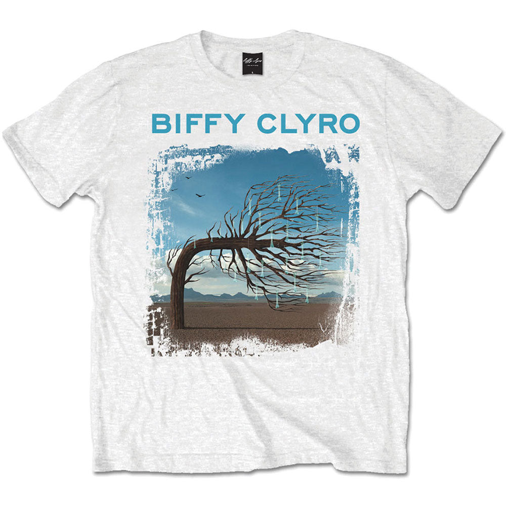 BIFFY CLYRO UNISEX T-SHIRT: OPPOSITES WHITE