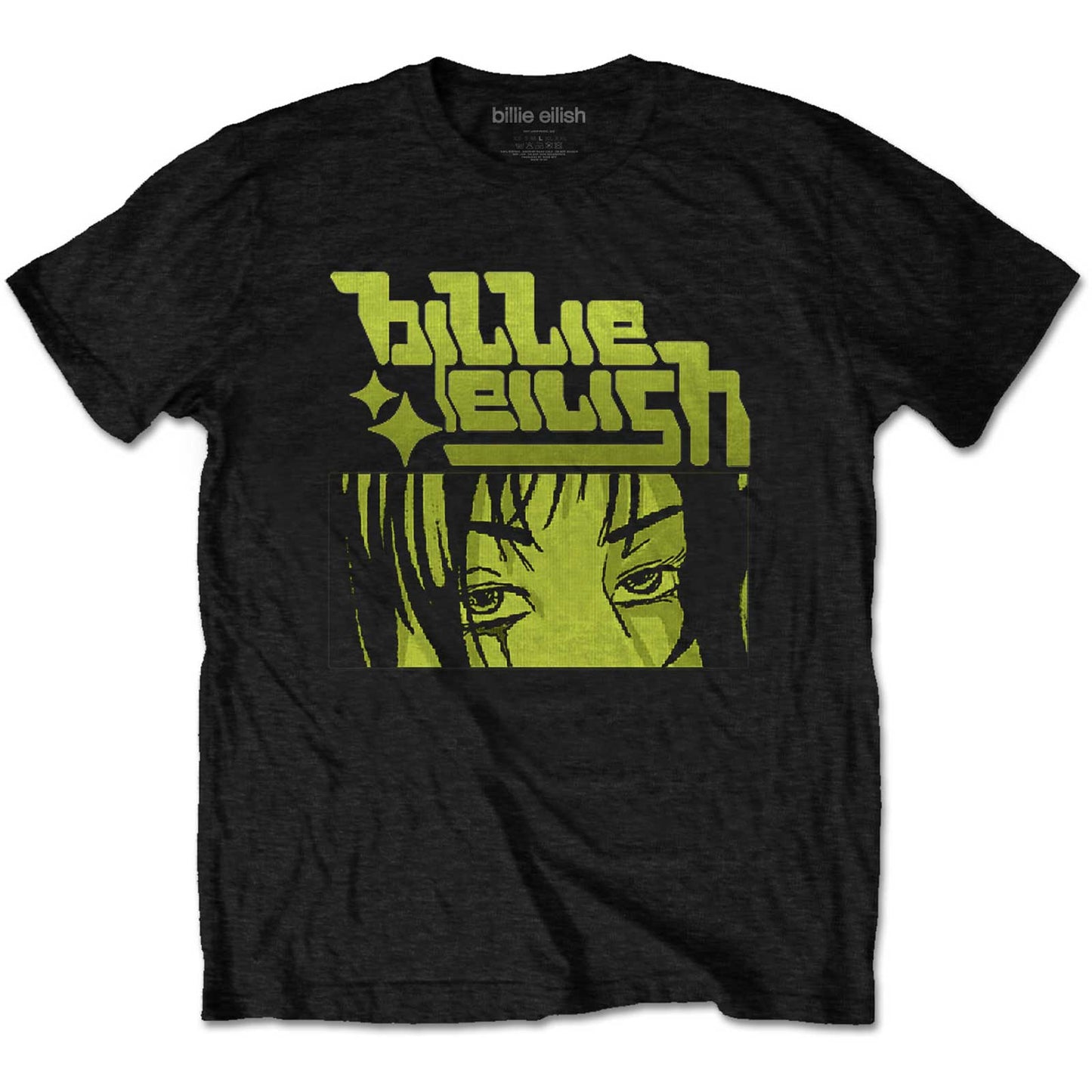 BILLIE EILISH UNISEX T-SHIRT: ANIME LOGO