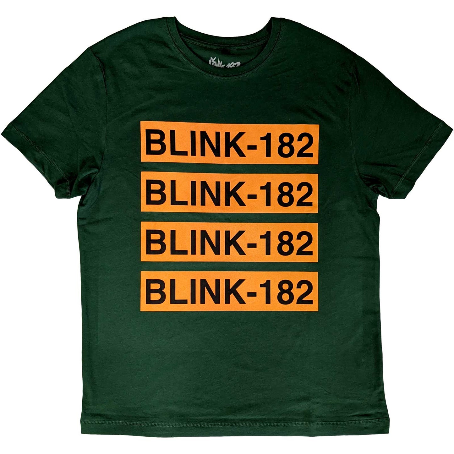 BLINK-182 UNISEX T-SHIRT: LOGO REPEAT