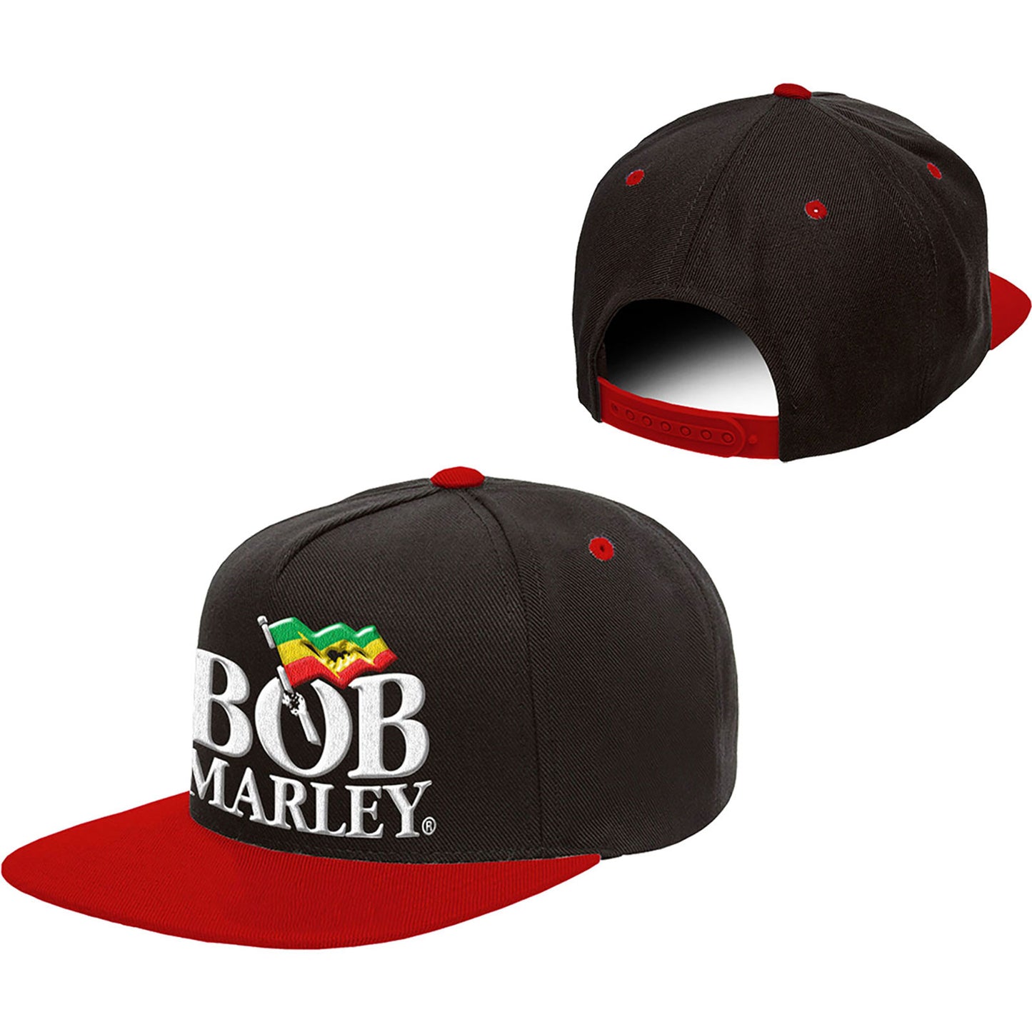 BOB MARLEY UNISEX SNAPBACK CAP: LOGO