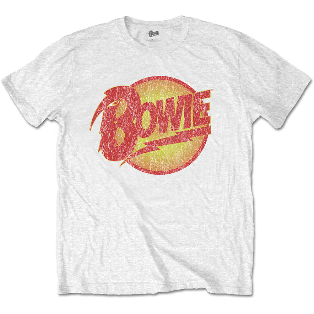 DAVID BOWIE UNISEX T-SHIRT: VINTAGE DIAMOND DOGS LOGO