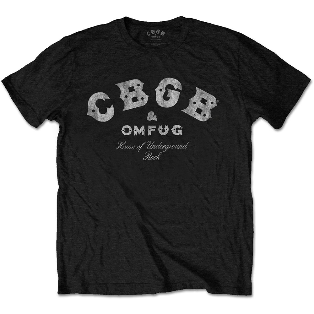 CBGB UNISEX T-SHIRT: CLASSIC LOGO